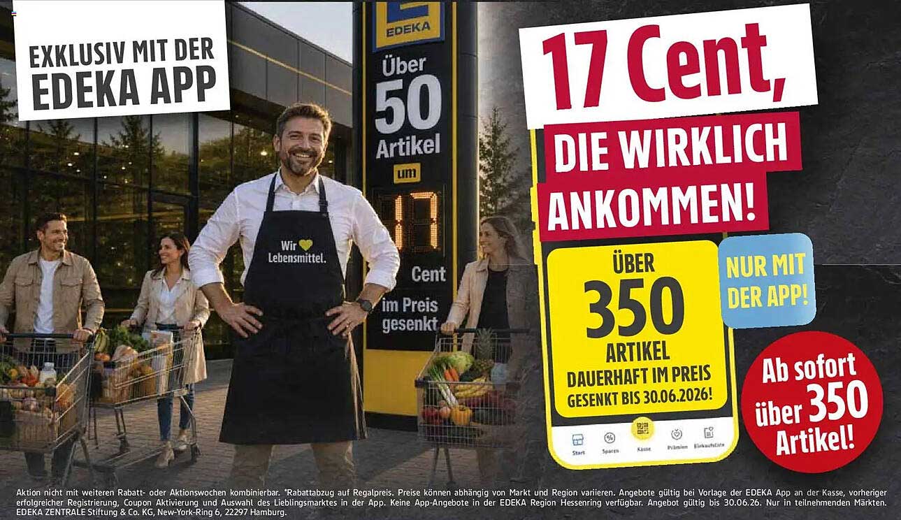 Exklusiv mit der EDEKA App