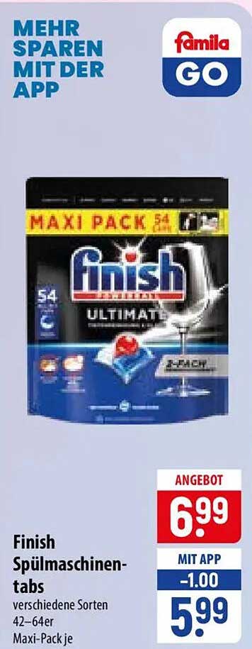 Finish Spülmaschinen-tabs