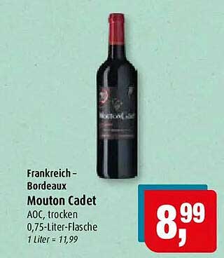 Frankreich - Bordeaux Mouton Cadet