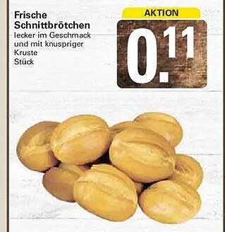 Frische Schnittbrötchen