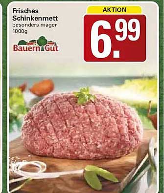 Frisches Schinkenmett besonders mager 1000g