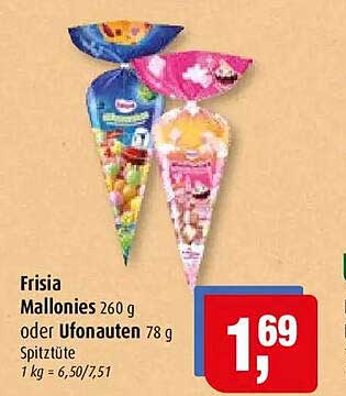 Frisia Mallonies 260 g oder Ufonauten 78 g SpitzTüte