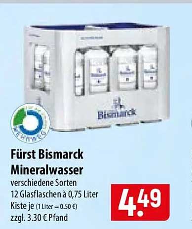 Fürst Bismarck Mineralwasser