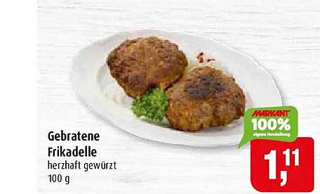 Gebratene Frikadelle