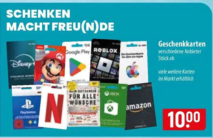 Geschenkkarten