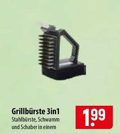 Grillbürste 3in1