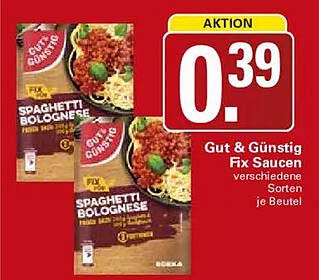 Gut & Günstig Fix-Sachen verschiedene Sorten je Beutel
