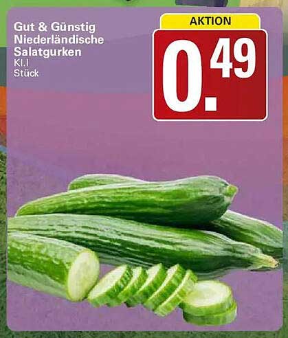 Gut & Günstig Niederländische Salatgurken