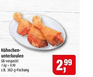 Hähnchen-unterkeulen