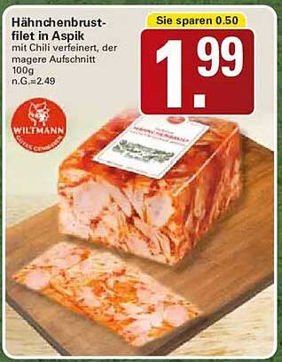 Hähnchenbrustfilet in Aspik