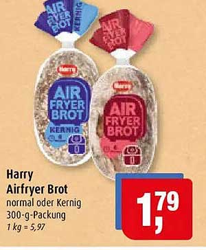 Harry Airfryer Brot normal oder Kernig 300-g-Packung