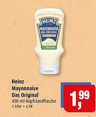 Heinz Mayonnaise Das Original