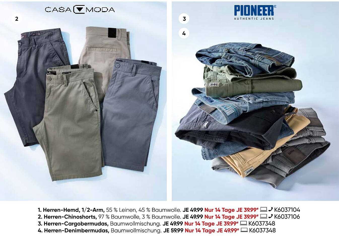 Herren-Chinoshorts