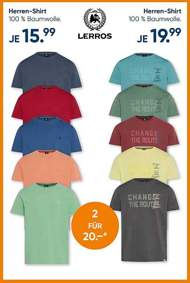 Herren-Shirt 100 % Baumwolle.