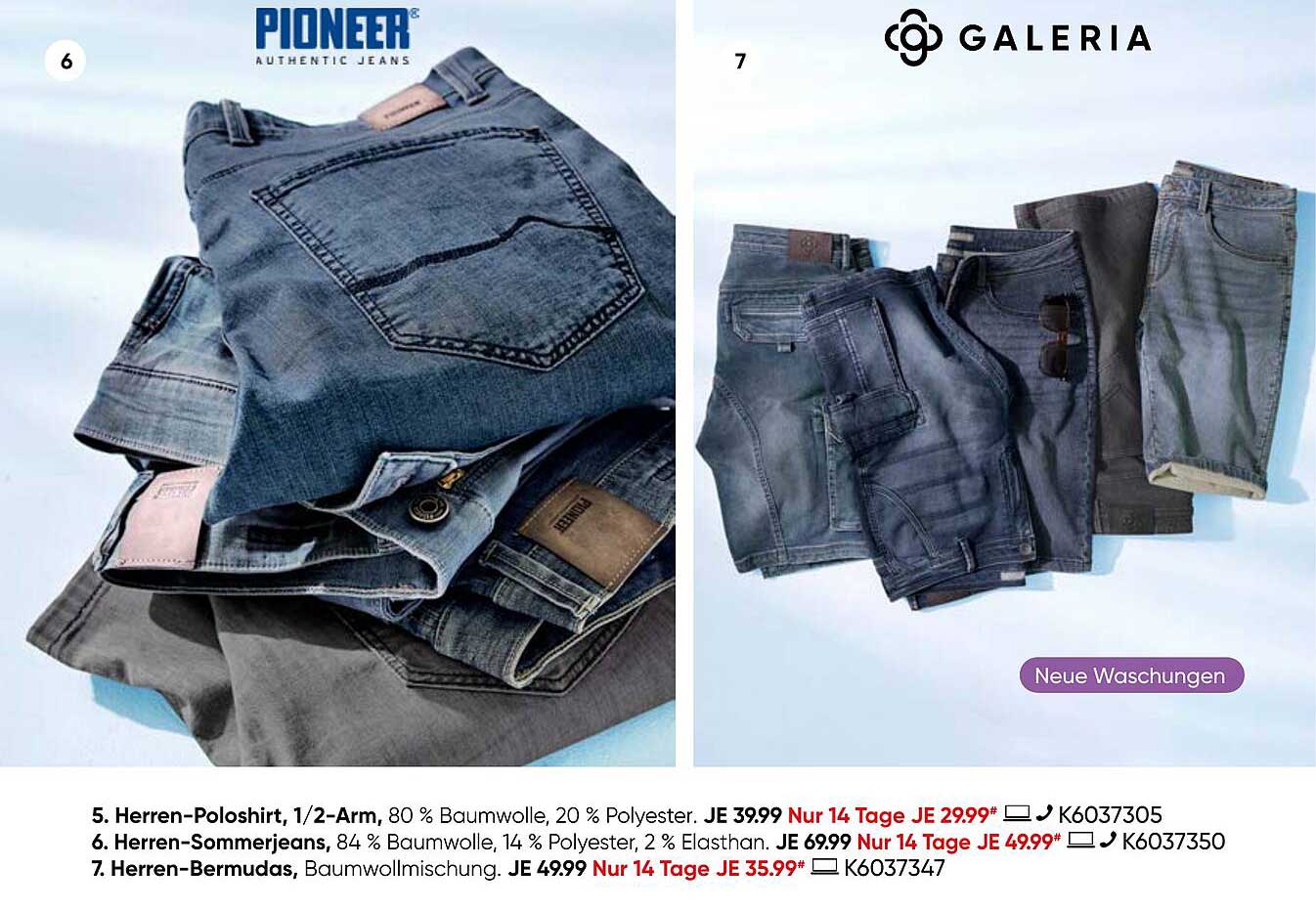 Herren-Sommerjeans