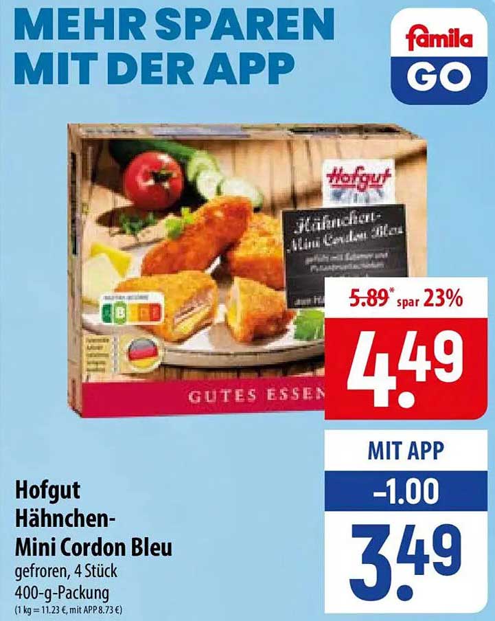 Hofgut Hähnchen-Mini Cordon Bleu