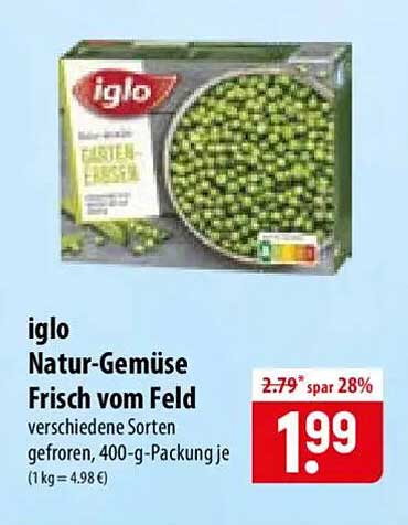 iglo Natur-Gemüse Frisch vom Feld