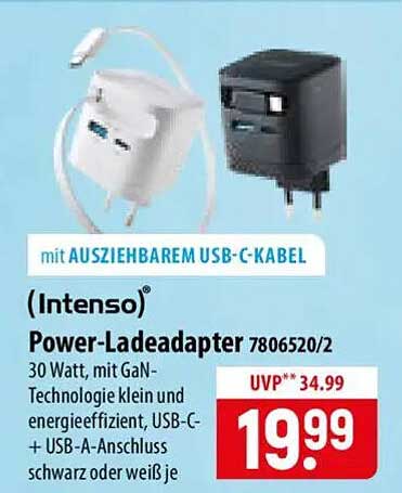 (intenso) Power-Ladeadapter 7806520/2