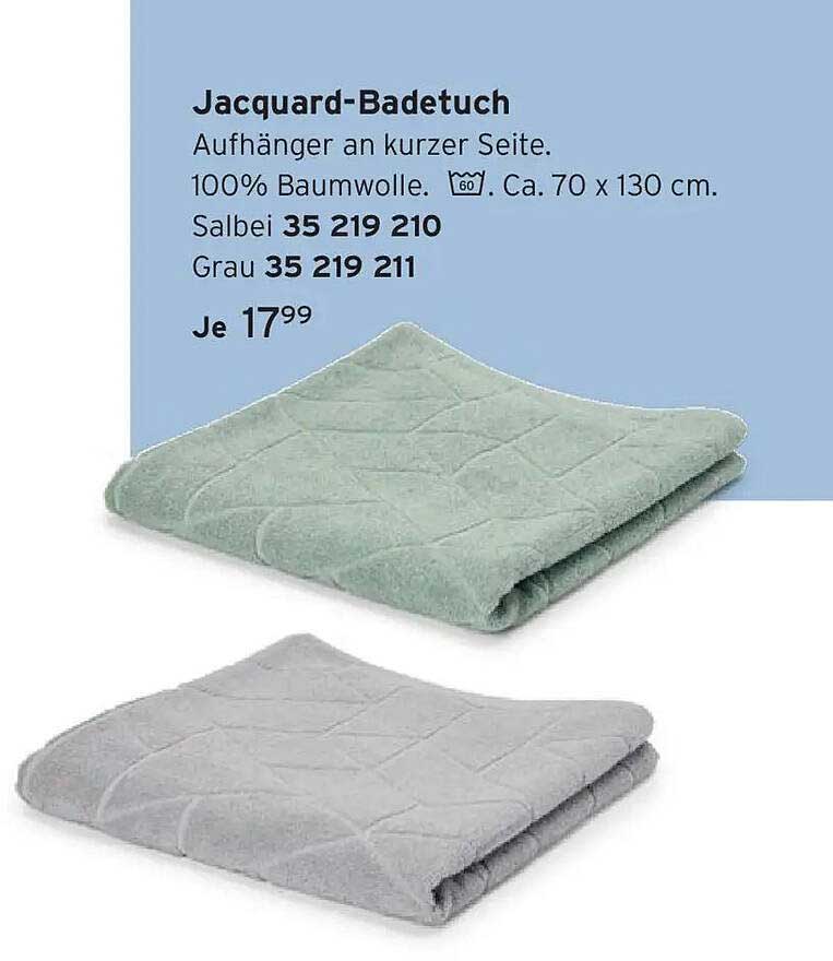 Jacquard-Badetuch