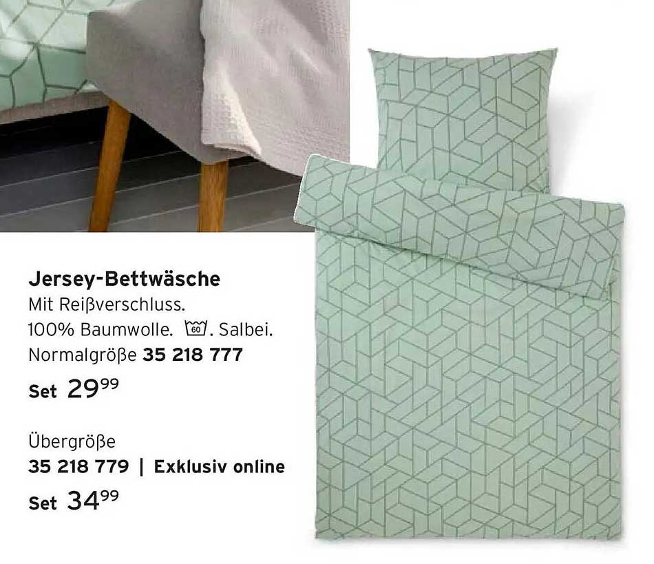 Jersey-Bettwäsche