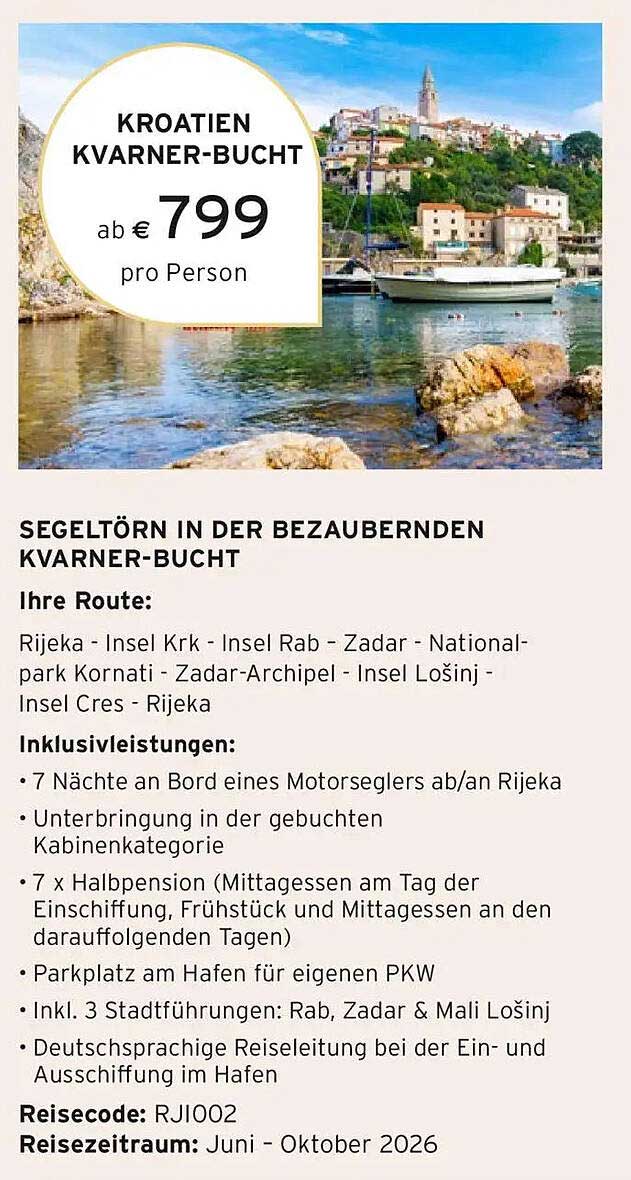 KROATIEN KVARNER-BUCHT