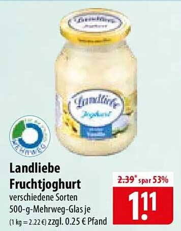 Landliebe Fruchtjoghurt