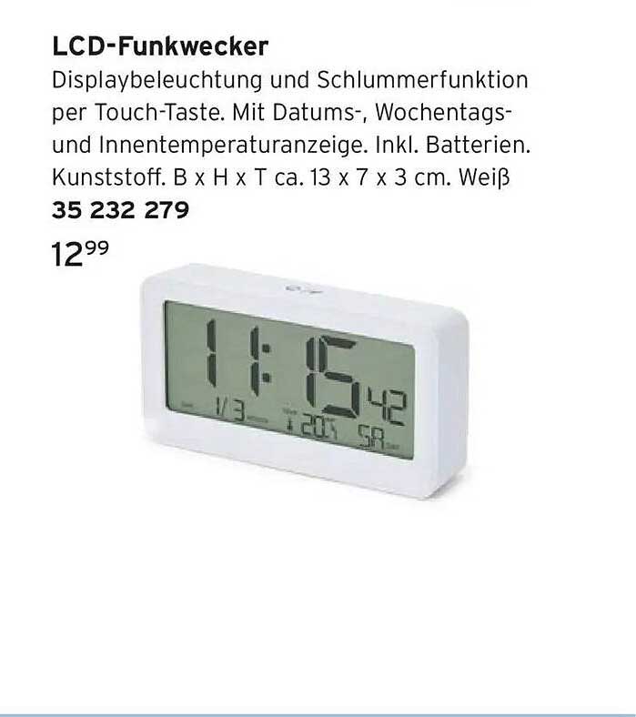 LCD-Funkwecker