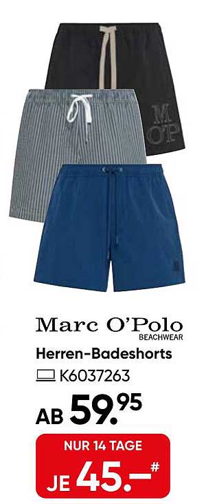 Marc O’Polo Herren-Badeshorts