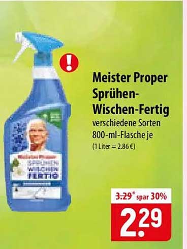 Meister Proper Sprühen-Wischen-Fertig