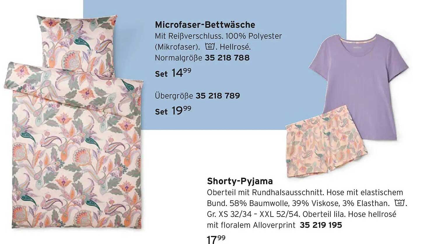 Microfaser-Bettwäsche