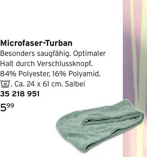 Microfaser-Turban