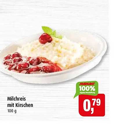 Milchreis mit Kirschen 100 g