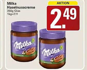 Milka Haselnusscreme 350g Glas