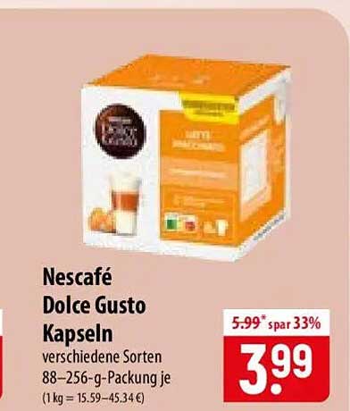 Nescafé Dolce Gusto Kapseln
