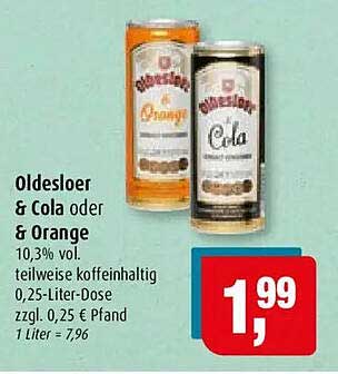 Oldesloer & Cola oder & Orange