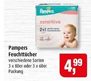 Pampers Feuchttücher