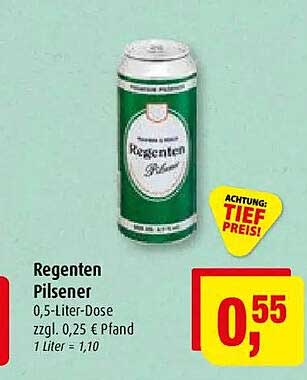 Regenten Pilsener 0,5-Liter-Dose
