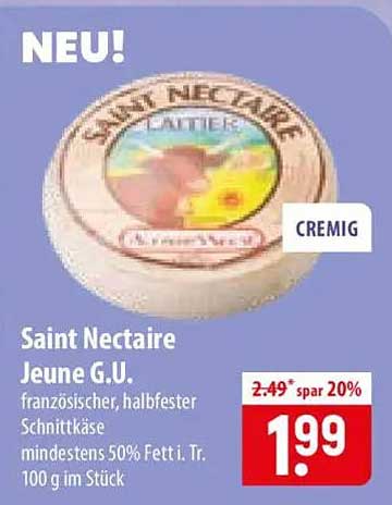 Saint Nectaire Jeune G.U.