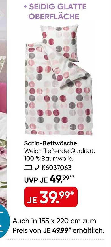 Satin-Bettwäsche