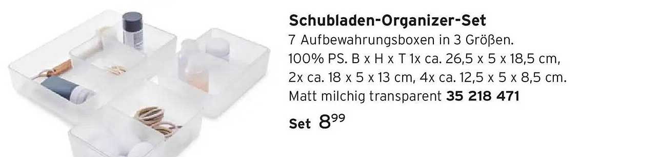 Schubladen-Organizer-Set