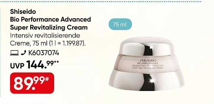 Shiseido Bio Performance Advanced Super Revitalizing Cream
