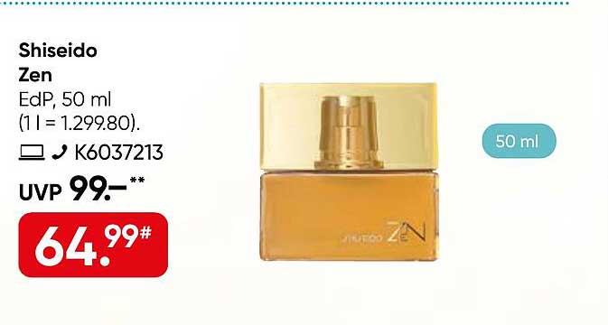Shiseido Zen EdP, 50 ml