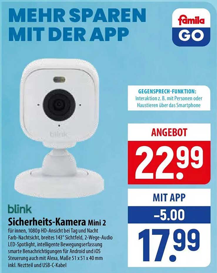 Sicherheits-Kamera Mini 2