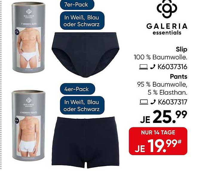Slip 100 % Baumwolle. Pants 95 % Baumwolle, 5 % Elasthan.