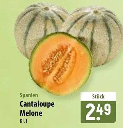 Spanien Cantaloupe Melone Kl.I