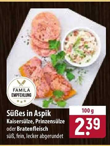 Süßes in Aspik
