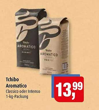 Tchibo Aromatico Classico oder Intenso 1-kg-Packung