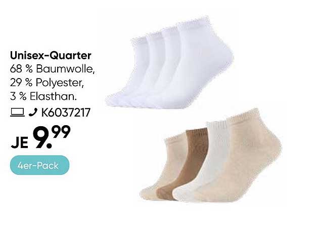 Unisex-Quarter