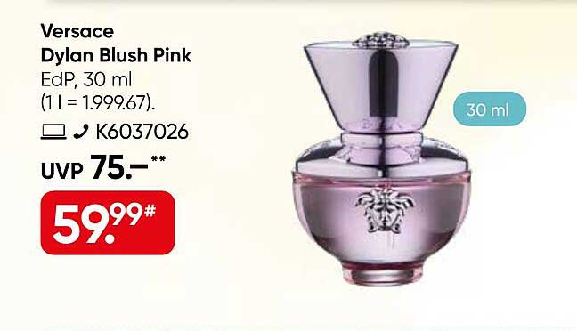 Versace Dylan Blush Pink EdP, 30 ml