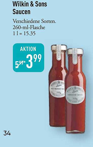 Wilkin & Sons Saucen